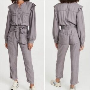 Marie Belted Tencel Jumpsuit